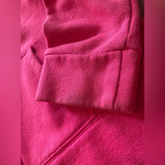 Children’s Place Pink Long Sleeve Hooded Sweat Jacket. Size Medium 7/8. - Picture 5 of 7